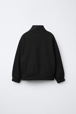 SUDADERA APLIQUE ETIQUETA / Negro - Zara фото 2