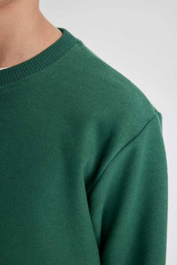 Толстовка из ткани Selanik с круглым вырезом для мальчиков - Defacto фото 6