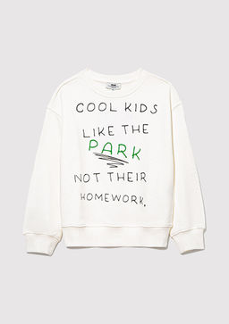 Cool Kids Bask?l? Ekru Sweatshirt