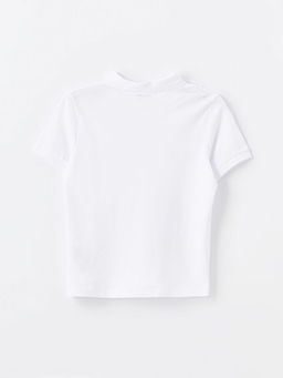 Polo Yaka Basic K?sa Kollu K?z ?ocuk Ti??rt - Waikiki фото 2