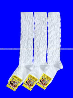 5 ПАР - ЮстаТекс гольфы детские белые 5с55