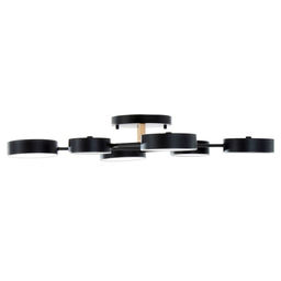 Люстра «Алмо» 6х LED 144 Вт 3000-6000К черный 80×58×21 см BayerLux