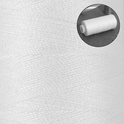 Цена за 10 шт. Нитки 40/2, 366 м, цвет белый №1301, цена за 1 штуку