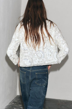 SEQUIN KNIT CARDIGAN - Zara фото 3