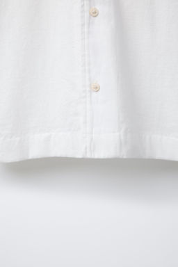LINEN-COTTON SHIRT - Zara фото 4