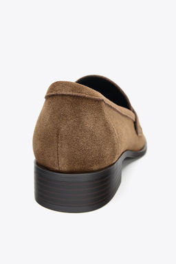 SPLIT SUEDE PENNY LOAFERS - Zara фото 6