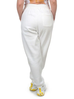 M049 WHITE Брюки спортивные женские на флисе (100% хлопок) 7986 - Фабричный китай фото 15