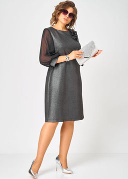Платье EVA GRANT 7310D графит