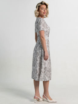 Платье Парижанка (серое) П15116-10М - Lt collection фото 3