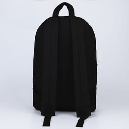 Рюкзак школьный текстильный «Аниме», 46×30×10 см, вертикальный карман, чёрный