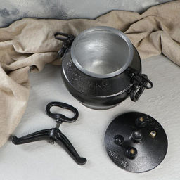 Афганский казан, 5 л, алюминий, чёрный