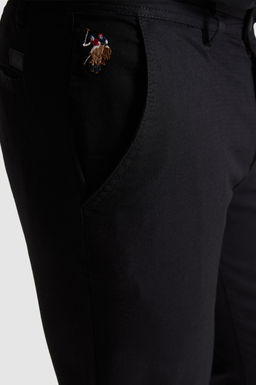 Erkek Siyah Kanvas / Chino Pantolon