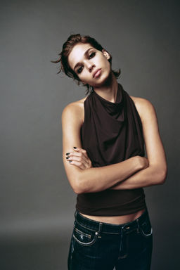 DRAPED HALTER TOP - Zara фото 13