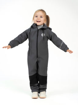 Комбинезон демисезонный серый