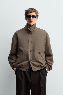 QUILTED 100% WOOL JACKET AARON LEVINE X ZARA фото 2