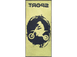 6с102.411ж1 Мотоспорт(т.серый1) Полотенце махровое 67х150см