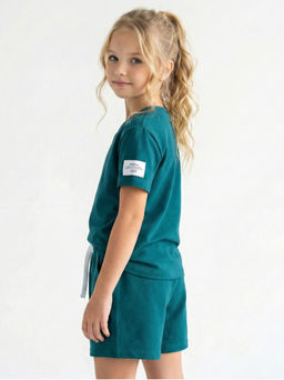 Комплект для девочки 22-4354 зеленый - Mini maxi фото 2