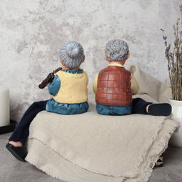 Цена за 2 шт. Фигурка Бабушка, Дедушка висячие ножки 18 см / YH0367 /уп 96/ - Галеонтрейд фото 5