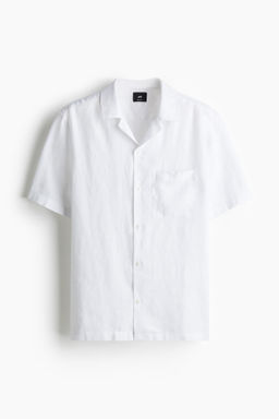 Camisa resort de lino Regular Fit - H&m фото 2