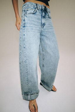 JEANS ZW COLLECTION RELAXED TIRO BAJO / Azul - Zara фото 2