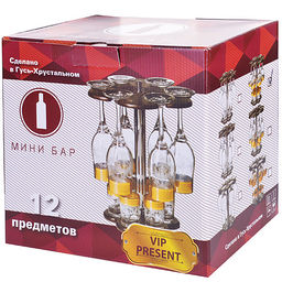 MB01-120 Минибар 12пр бокалы + стопка (х4) - Mayer&boch фото 3