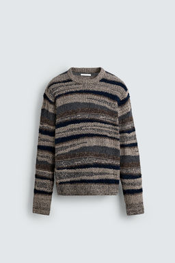 STRIPED JACQUARD SWEATER - Zara фото 6