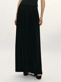 Широкие брюки из бархата / Zarina