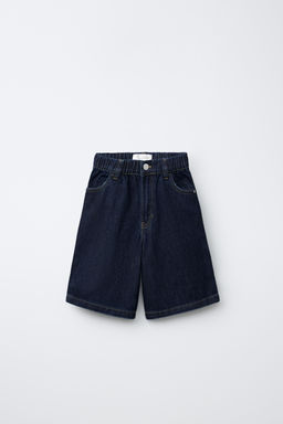 BERMUDA BAGGY DENIM / ?ndigo