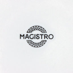 Тарелка Magistro Argos, d=20.6 см, фарфор, белая