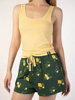 Пижама Indefini 5059TBP желтый хлопок фото 9