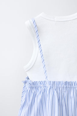 TOP RAYAS CON CAMISETA RIB / Azul - Zara фото 7