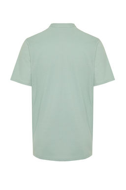 TRENDYOL MAN Siyah Slim Fit Hakim Yaka K?sa Kollu Orme Pike Yazl?k Gomlek TMNSS22GO0025 - Trendyolmilla фото 10
