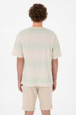 Erkek Comfort Fit Bisiklet Yaka Su Ye_ili Ti__rt Sepette S_rpriz _ndirim - U.s. polo assn фото 5