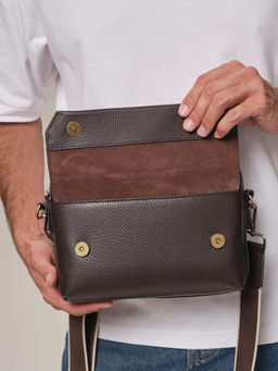 Мужская сумка Bora DBR 7113 коричневый шоколад фото 3