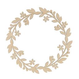 Заготовка для декорирования Mr. Carving ВД-859 Венок ажурный фанера d 25 см х 0.4 см