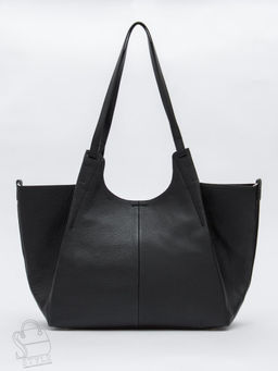 Сумка женская кожаная 1102-1MP black Polina&Eiterou