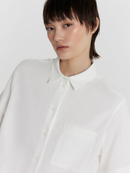 Рубашка женская белая белый 112855-1/1