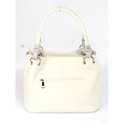 Сумка женская искусственная кожа ADEL-319, 1 отд, плечевой ремень, бежевый/серый флотер 259114 - Adelia фото 2