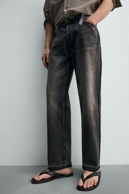JEANS STRAIGHT FIT / Carb?n - Zara фото 5
