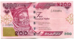 Банкнота 200 найра 2023 года Нигерия