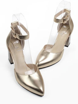 06-A71A-82-PD GOLD Туфли женские (натуральная кожа)