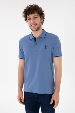 Erkek Slim Fit Polo Yaka Koyu Mavi Basic Ti__rt Sepette S_rpriz _ndirim - U.s. polo assn фото 2