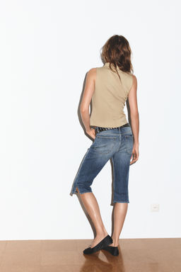 BUTTONED ELASTICATED TOP - Zara фото 5