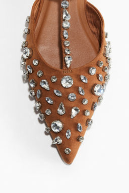 Sandalias con strass
