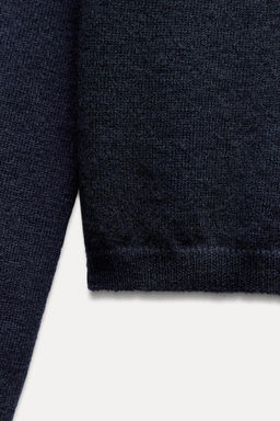 PLAIN 100% WOOL POLO SHIRT - Zara фото 8