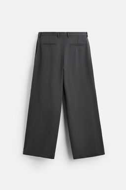 WIDE-FIT PLEATED TROUSERS - Zara фото 17