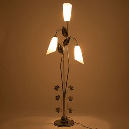 Торшер напольный BayerLux «Симпл», 3×15 Вт, E27, ×ром