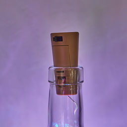 ULD-S0200-020/SСR/3LR MULTI IP20 WINESTOPPER Гирлянда светодиодная Роса с пробкой на батарейках 3*LR44(в/к), 2м. 20 светодиодов. Разноцветный свет. Провод медный. TM Uniel - Volpe фото 6