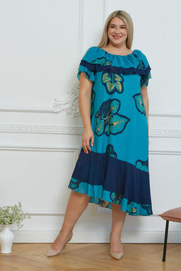 Платье Luxury Moda 1267 бирюзовый