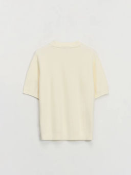 Джемпер поло фактурной вязки / Zarina  фото 2